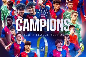 bifa必发官方网站-给一线队预热？巴萨U19夺青年欧冠冠军，本赛季加冕青年队三冠王